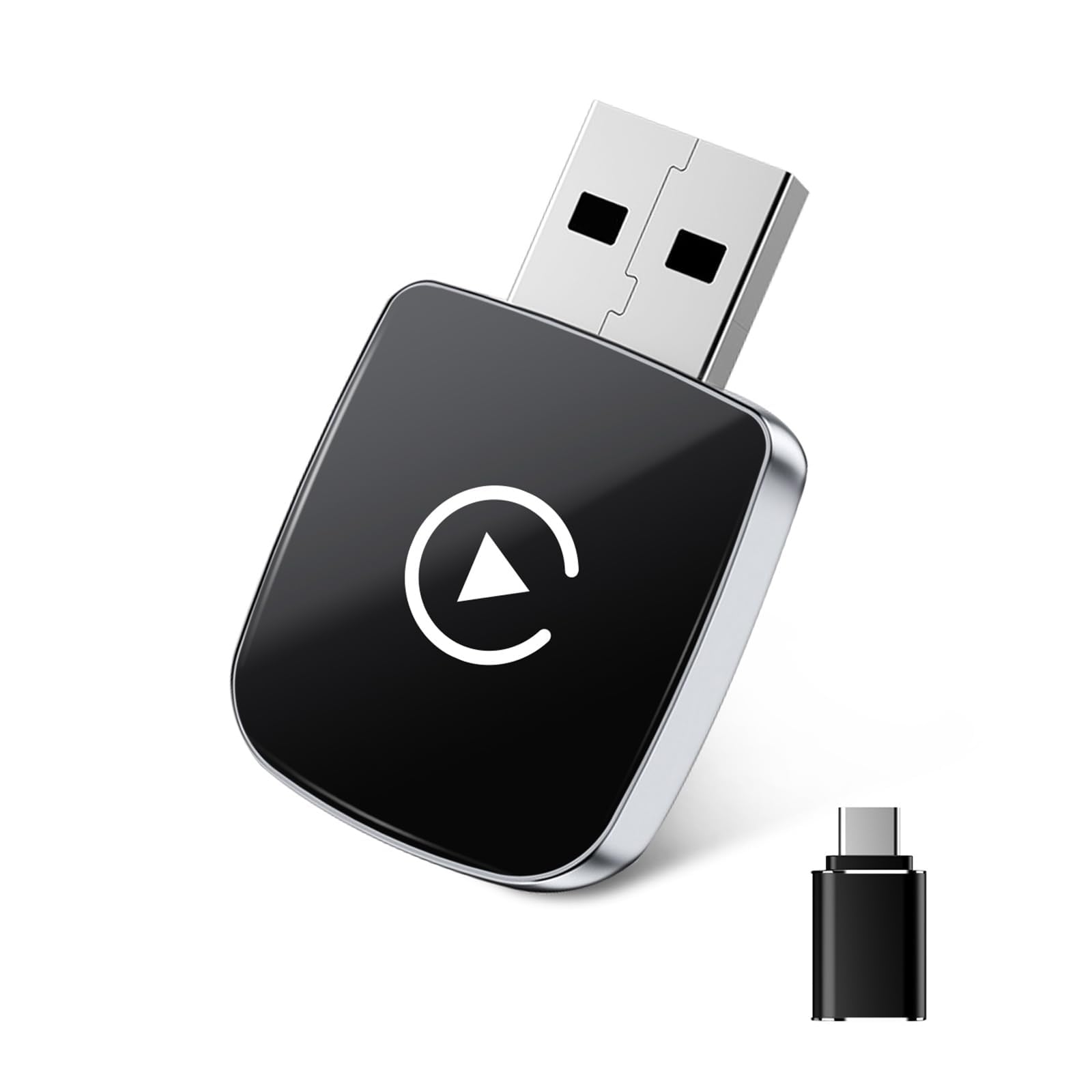 CarPlay Adapter for iPhone, Wireless Car Play Adapter, Converts OEM Wired Apple CarPlay to Wireless, Extension USB & USB-C/Type-C, Low Latency-image-28