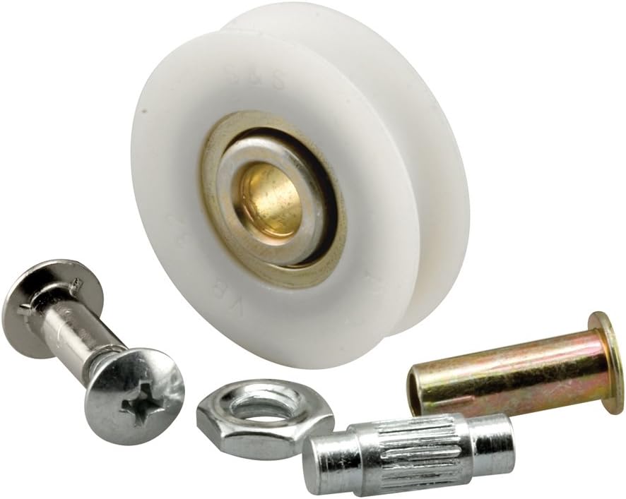 Prime-Line Products D 1798 Sliding Door Roller Set with 1-1/4-Inch Nylon Ball Bearing, 2-Pack