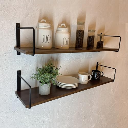 foxsky-36-Inch-Long-Walnut-Floating-Shelves-for-WallSet-of-2-Rustic-Solid-Pine-Wood-Wall-Mounted-Kitchen-Shelves8-Inch-Deep-Farmhouse-Wall-Shelves-for-Living-Room-Bathroom-Bedroom foxsky 36 Inch Long Walnut Floating Shelves for WallSet of 2 Rustic Solid Pine Wood Wall Mounted Kitchen Shelves8 Inch Deep Farmhouse Wall Shelves for Living Room Bathroom Bedroom