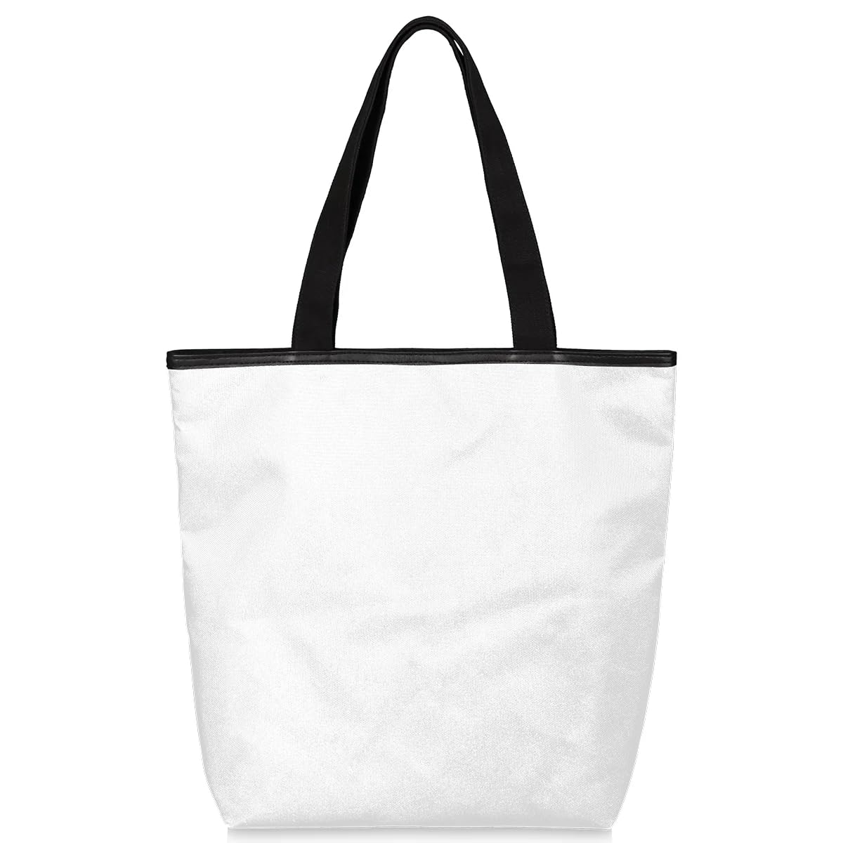 Love Musical Notes Canvas Tote Bag with Zipper and Pockets Canvas Tote Shopping Bag Women Reusable Grocery Bag for Beach Travel Gym Shopping