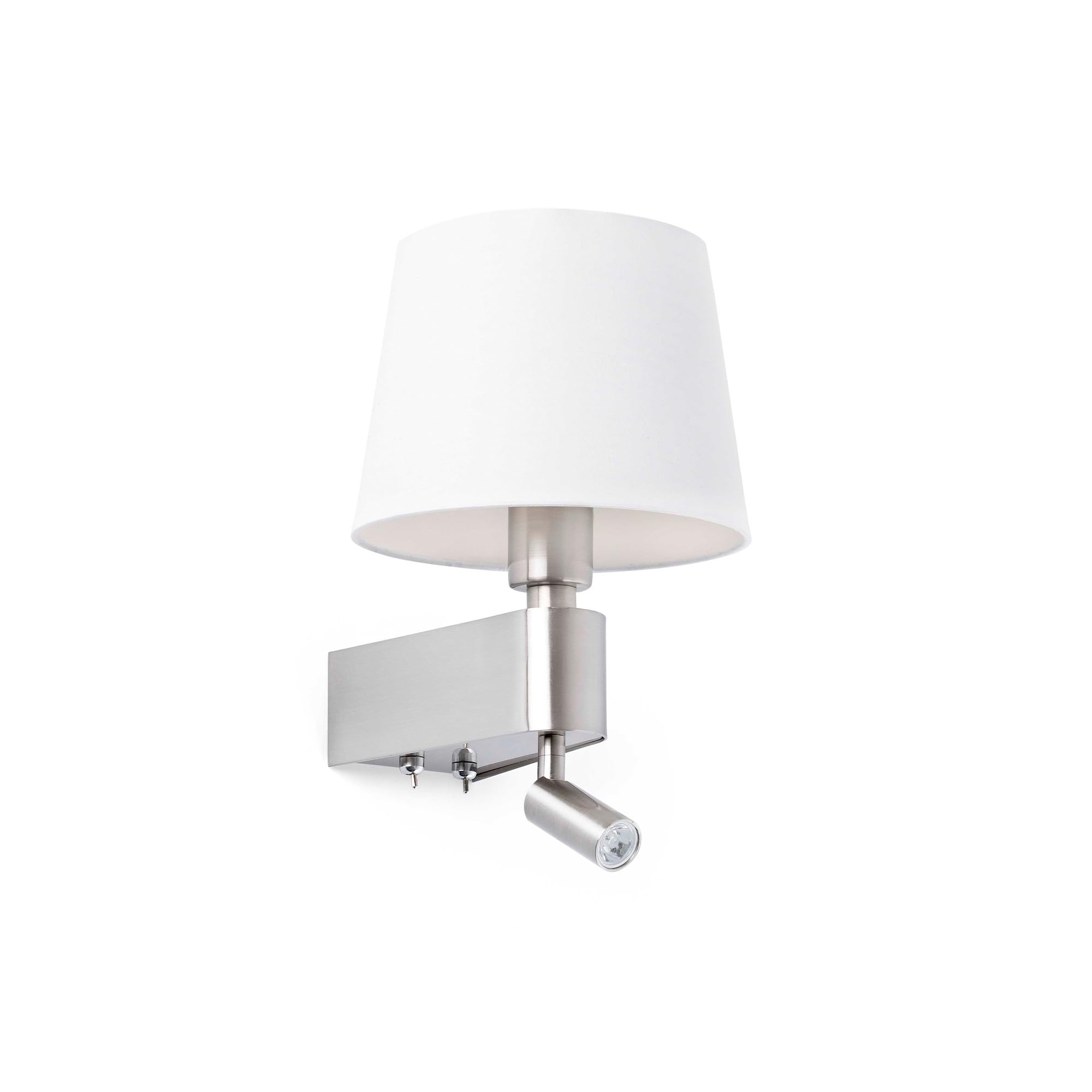 Faro Barcelona 29976 - ROOM Aplique blanco con lector LED