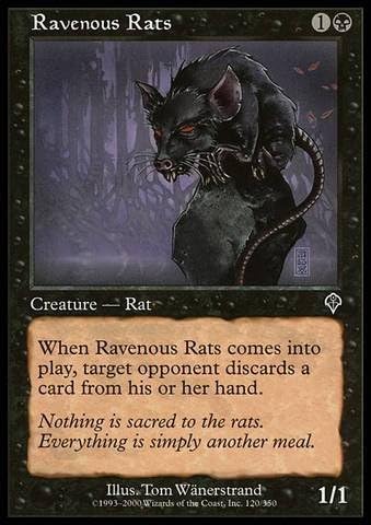 Magic: the Gathering - Ravenous Rats - Invasion