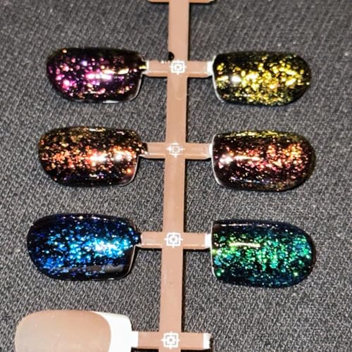 Set 9 esmaltes gel con brillo y top coat 7ML c/u miniatura 6