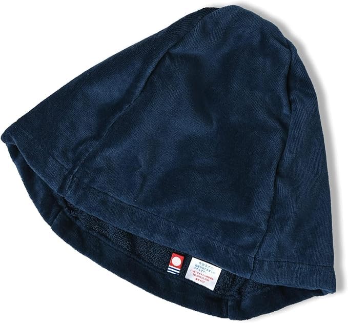 Imabari Towel Sauna Hat, Navy Cotton