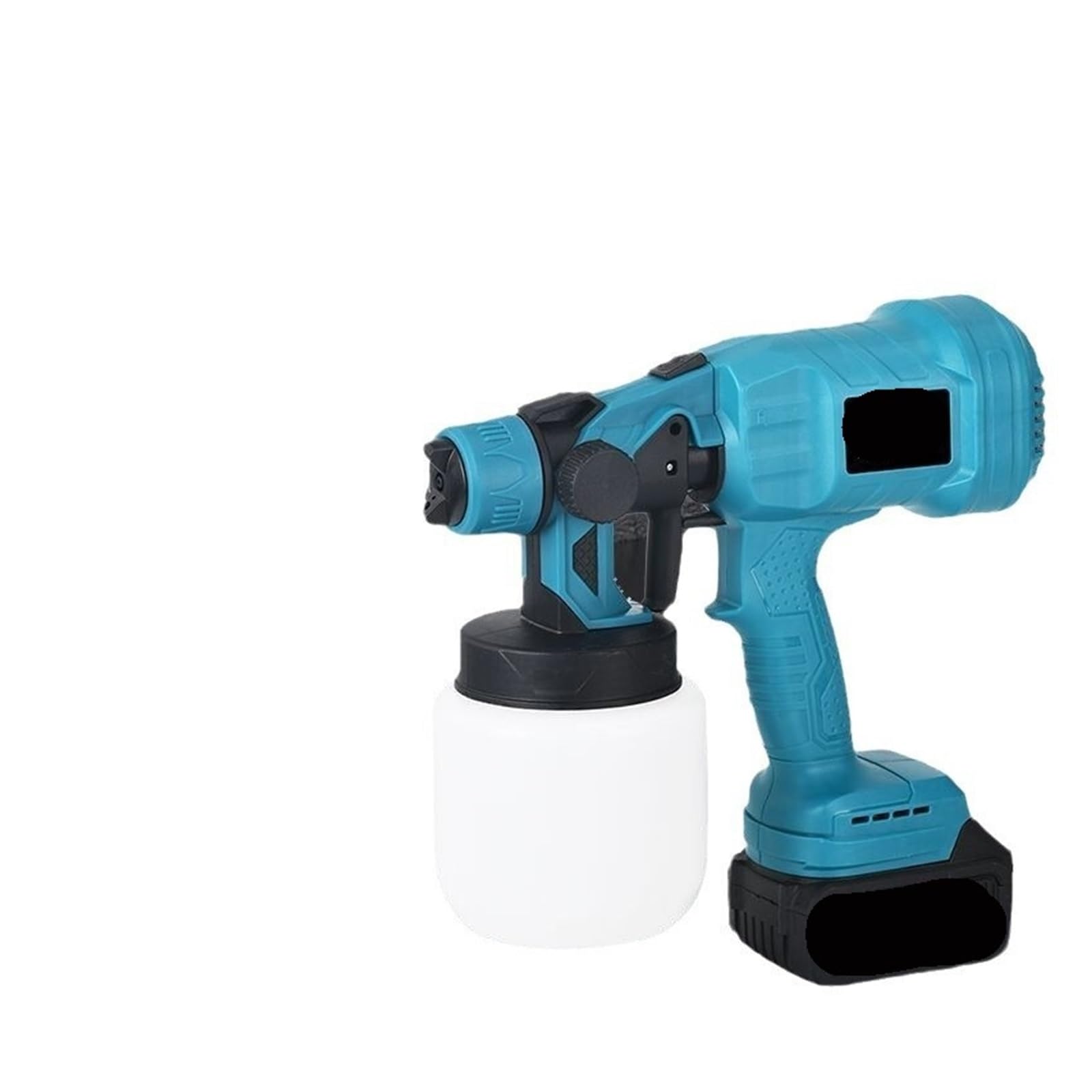 Pistola Rociadora, Pistola pulverizadora de pintura eléctrica litio inalámbrica, herramienta pulverización HVLP for látex y aceite