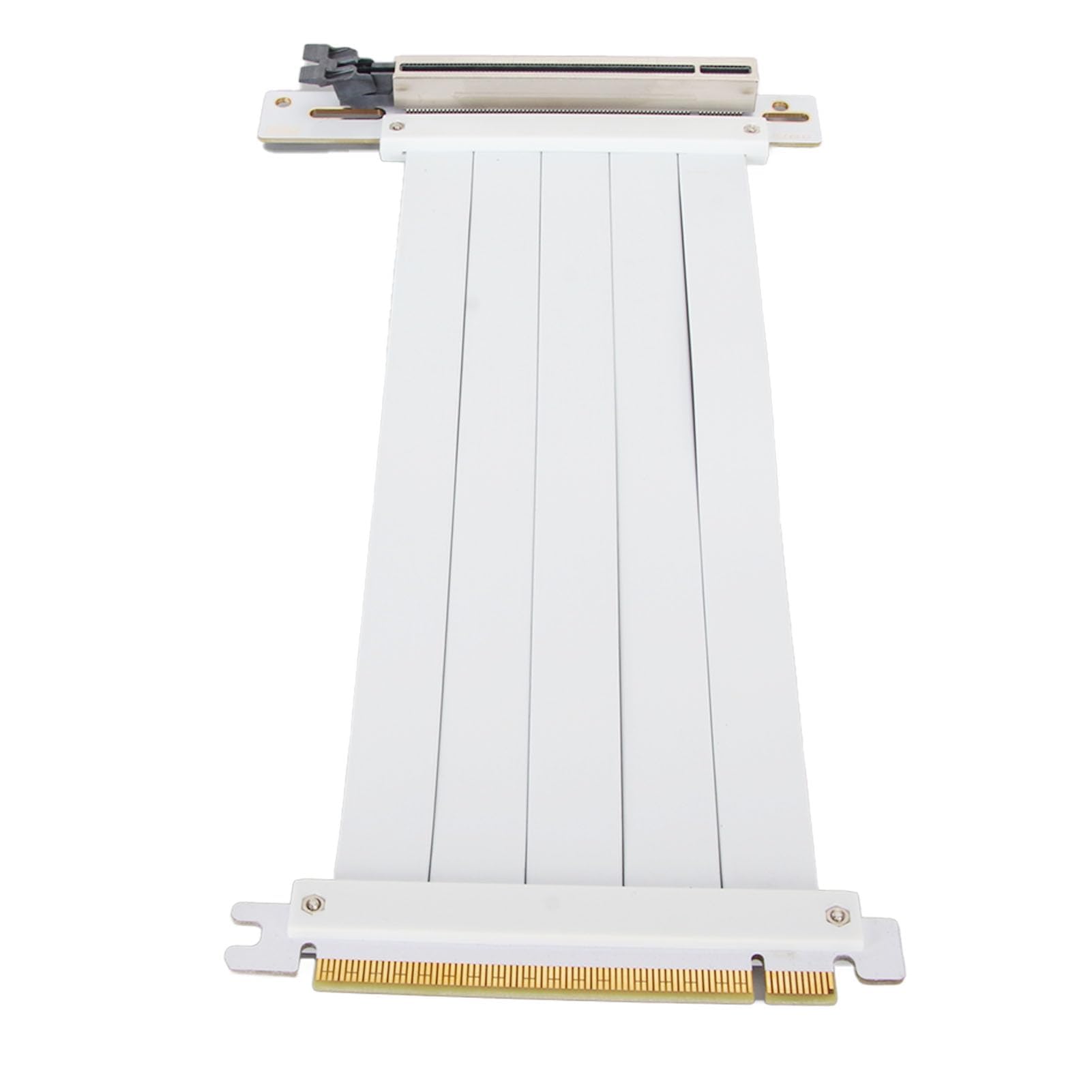 PCIE 4.0 X16 Riser Kabel mit 128 Gbit/s Übertragungsrate, GPU Erweiterung mit EMI Abschirmung, Biegbares und Flexibles Design (20 cm)