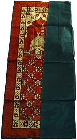 Islamic Muslim Foldable Prayer Mat Travel Portable Shoulder Bag Sajadah Thin Rug Muslim Gift