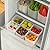Poeland Refrigerator Organizer Box, Fridge Side Door Storage Containers Plastic Translucent Pack of 3
