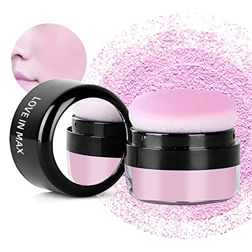LOKFAR Powder Blush for Cheek, 3-In-1 Air Cushion Blush Powder With Puff/ Mirror, Lightweight Face Makeup Blush Delicate Blush Make-up Powder Natural Blusher High Pigmented Long Wear (04# HYACINTH)
