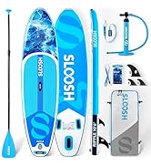 SLOOSH Inflatable Stand Up Paddle Board, 10'6" Paddle Boards with Premium Accessories, Non-Slip E...
