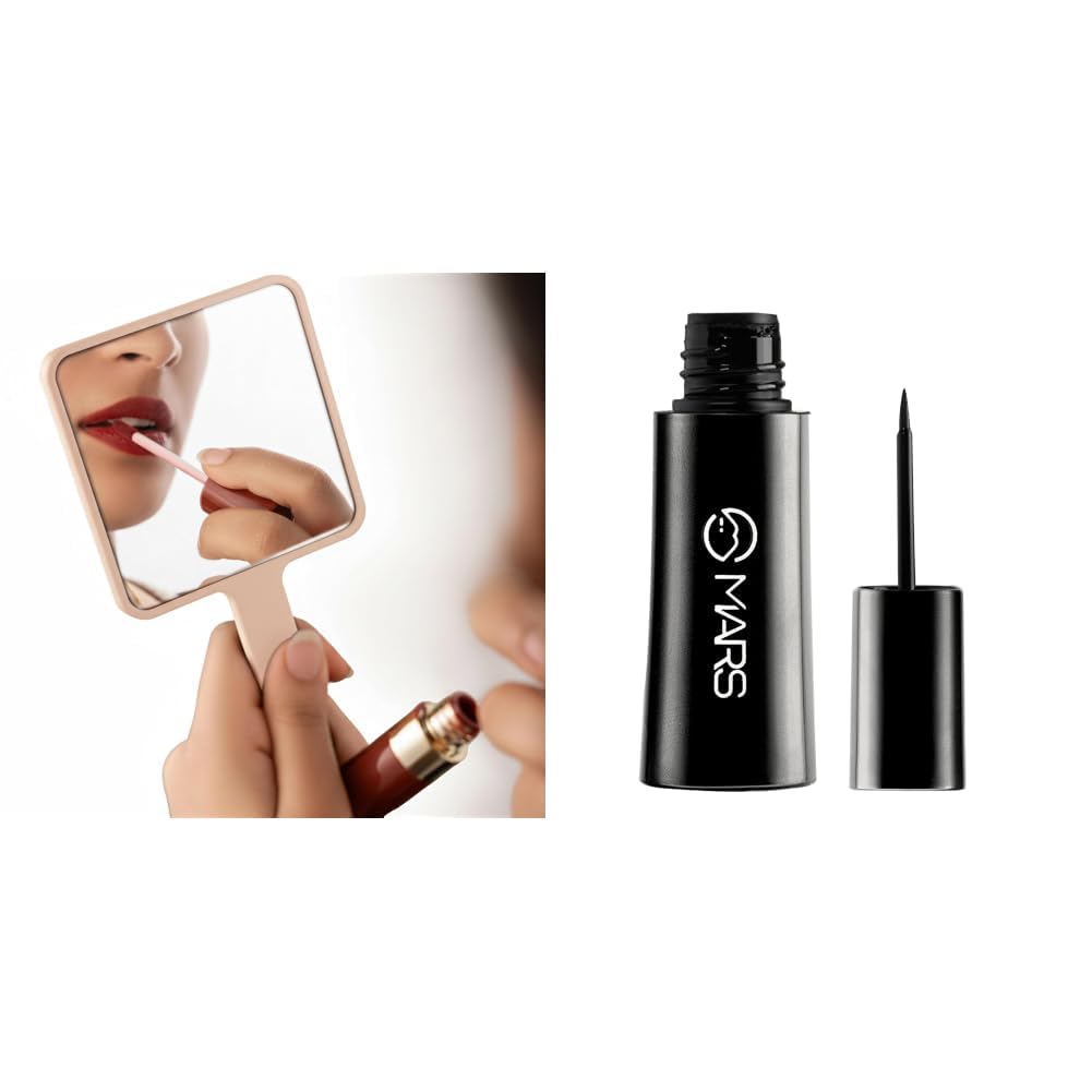 MARS Makeup Mirror with Handle Hyper Smooth Water Resistant Eyeliner-picture-49