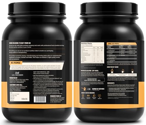 Image of MyFitFuel MFF Whey Protein 90 Isolate | 1 Kg, 30 Servings (Rich Chocolate Delight) | Pure 100% Whey Isolate Protein