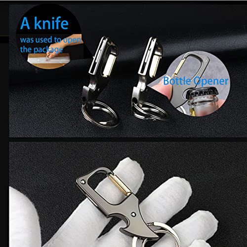 Ohemdi 1 Pack Car Key Chain Bottle Opener Keychain And Package Opener Keychains For Men And Women(Black, 1) #TOP2