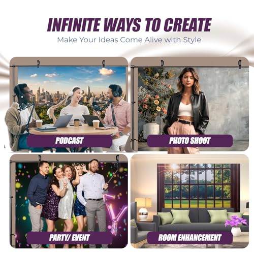 Fondo personalizable para fotografía 7x10 pies miniatura 7