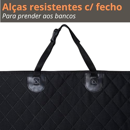 Capa Protetora Banco Carro 3x1 Impermeável, Ultra Resistente, Antiderrapante - Oxford 600 para Cão,