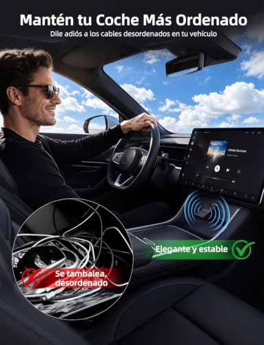 Adaptador 2 en 1 CarPlay y Android Auto inalámbrico para coche 7