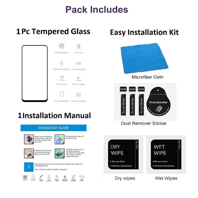 Image of Gorilla Extra Strong Premium HD+ ESD Anti Static Tempered Glass for Apple iPhone 16 Plus Edge to Edge Full Coverage Fingerprint and Oil Resistant with Easy Installation Kit