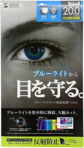 Film protection d'ecran universel contre rayures SANWA LCD-200WBCAR