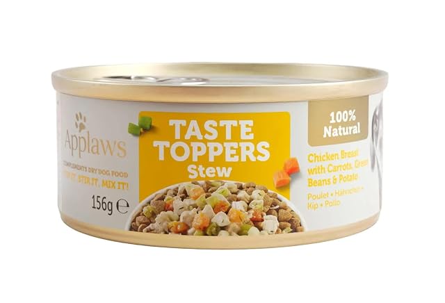 APPLAWS Dog Lata Topper ESTOFADO Pollo Verduras 12 X 156 GR