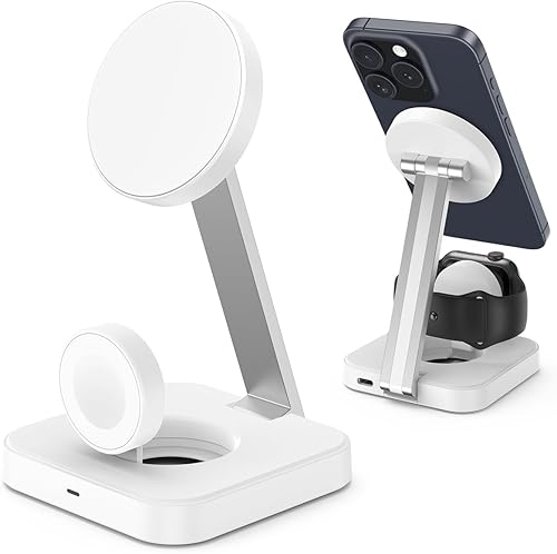 Miniatura 1 de Estación de carga inalámbrica para cargador Magsafe, cargador inalámbrico para iPhone 1615141312 SeriesApple WatchAirPods Pro, soporte de cargador