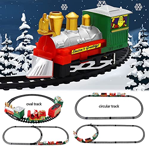 SIXIUDIA Christmas Train Set, Electric Train with Rails, Santa Train, Christmas Tree Decoration, Children's Gift, Ages 3-9 - Image 4