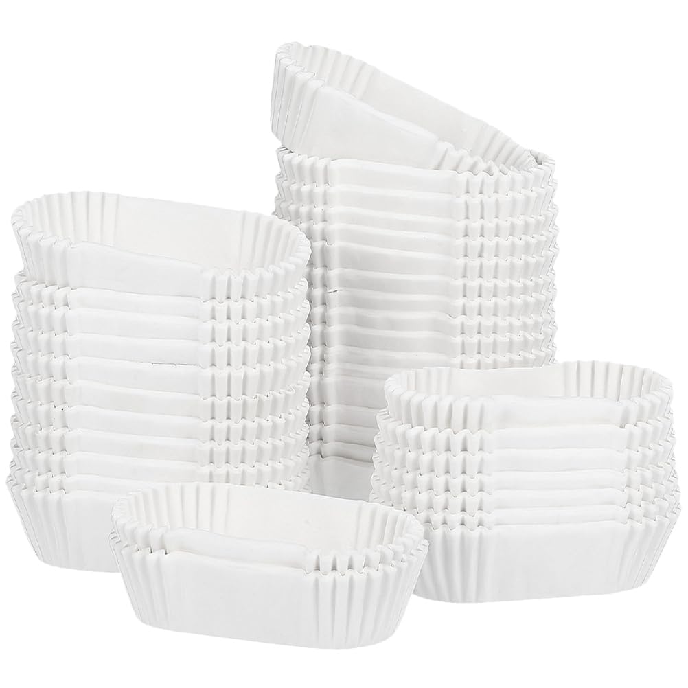 Bandejas de papel para panecillos ovalados Ciieeo, ideales para mesas de dulces y fiestas