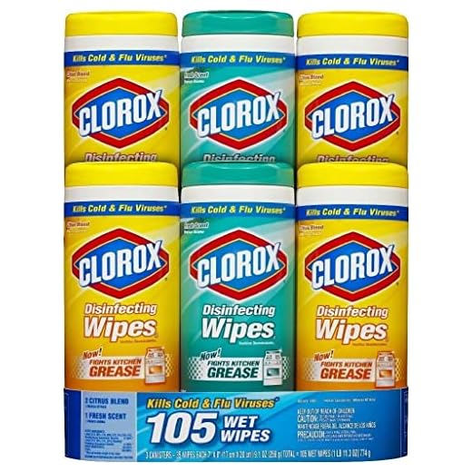 Clorox Company Disinfecting Wipes, 3-Pack, White (Units per case: 2)