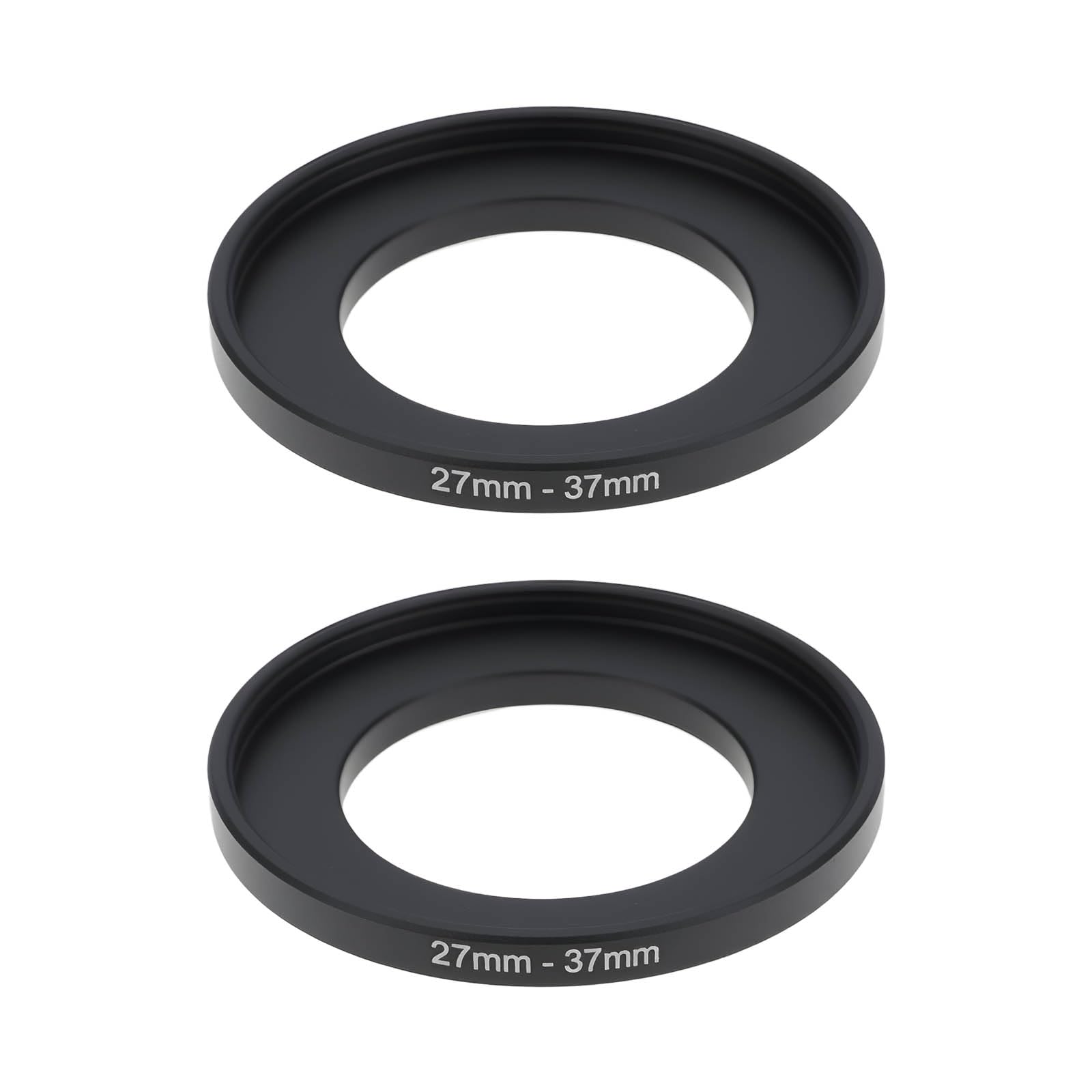2 szt. adapter filtra z pierścieniem przedłużającym 27 mm do 37 mm ze stopu aluminium do większości aparatów