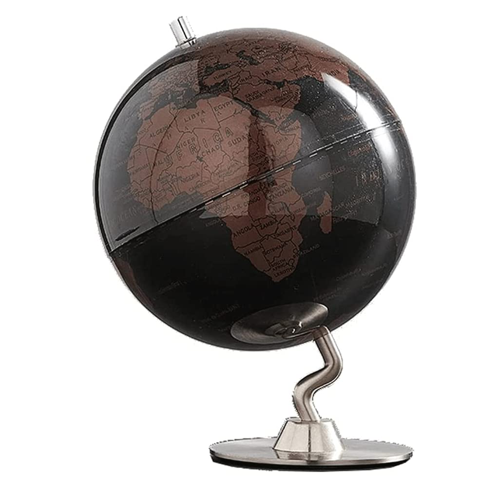 KRXSOBNV Globe, 360° Rotating Earth Geographic Retro Clear Text Marking(E 15cm)