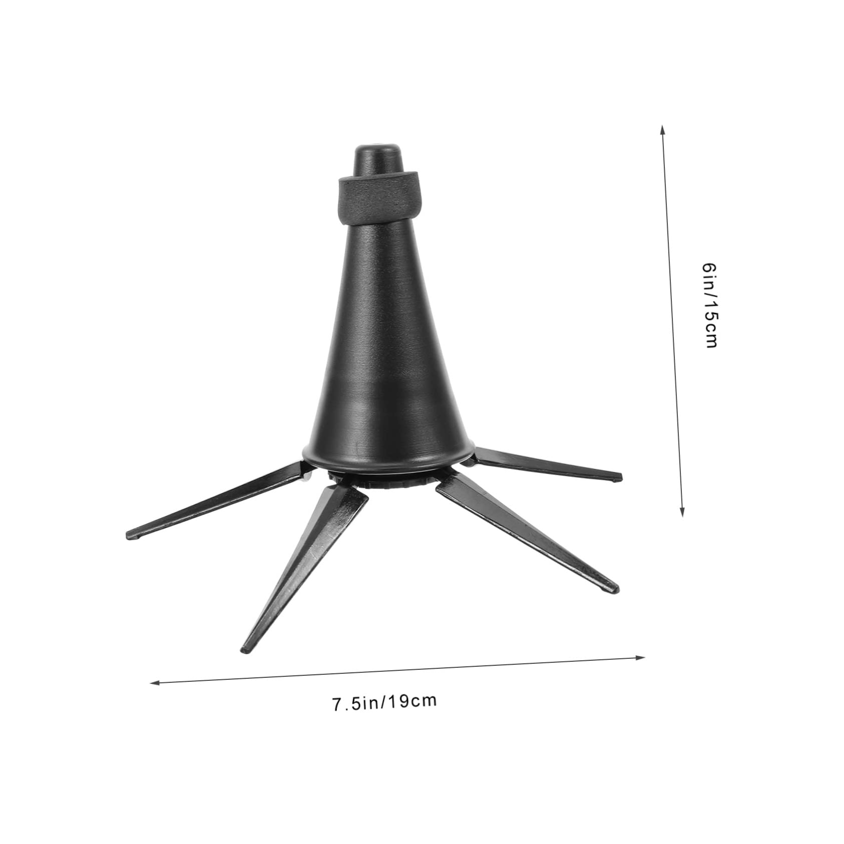 OFFSCH Holder Stand Compact Clarinet Stand Portable Easy Setup 5-leg Support Metal Abs Material Wind Instrument Accessory