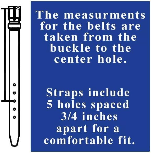 Guy Harvey Mens Leather Tab Belts - Image 4