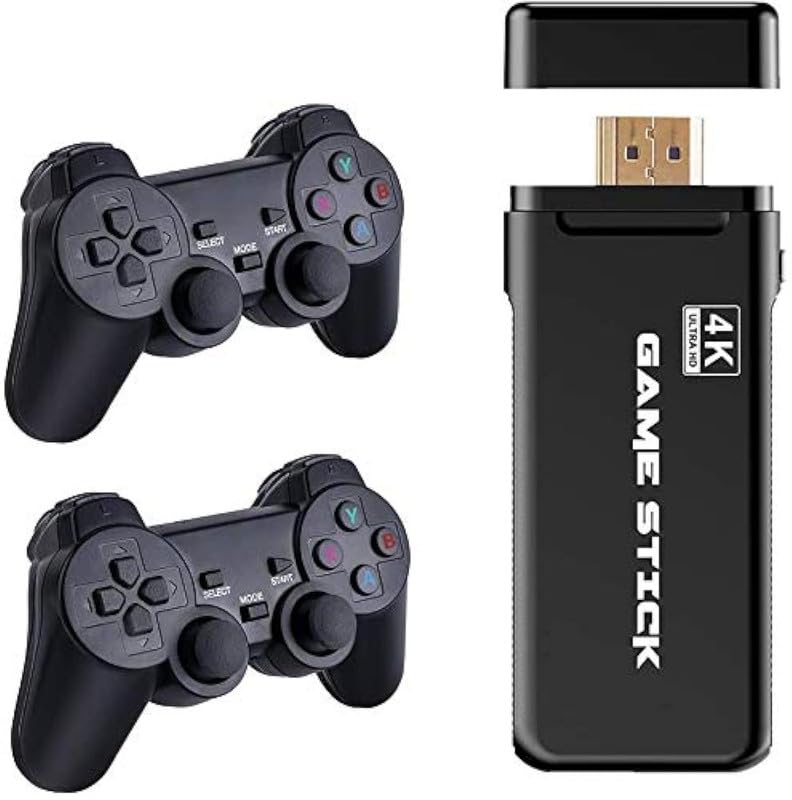 SELLWARD Wireless Console Game Stick Video Game Console Built-in 3000 Classic Games 8 Bit Mini Retro Controller HDMI Output Dual Player- 4K Ultra HD Game Stick (B0DBLW7MKK) Amazon Price History, Amazon Price Tracker