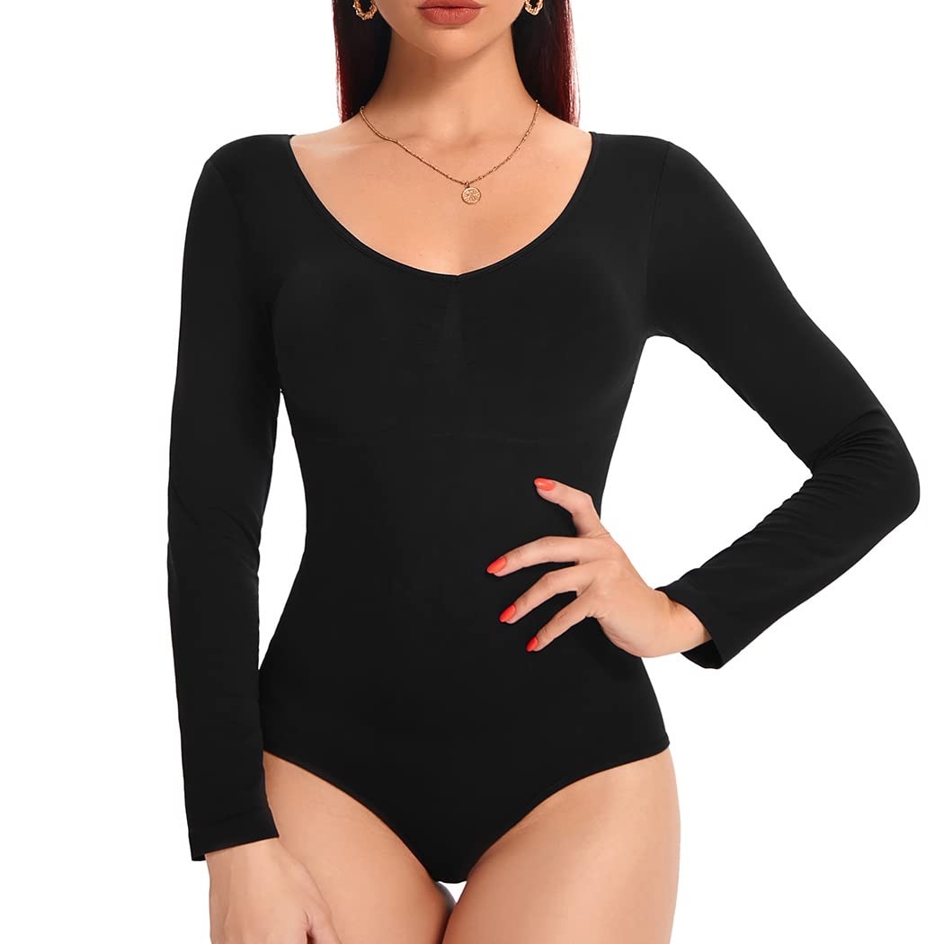 Bodysuits For Women Short Long Sleeves Off Shoulder Deep V Cami Leotard Top Shirts Bodycon Streetwear Stretch Jumpsuit