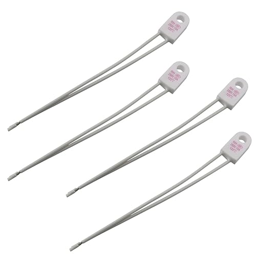 4 unids 257.0 °F Protector de sobretemperatura Fusible de cerámica Fusible térmico Circuito limitador de temperatura Corteos Fusible térmico de