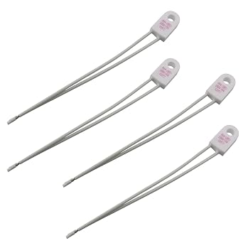 4PCS 125 Degrees Celsius Overtemperature Protector Fuse Ceramic Thermal Fuse Circuit Temperature Limiter Cutoffs Thermal Fuse Ceramic Thermal Fuse Electricity Circuit Accessories