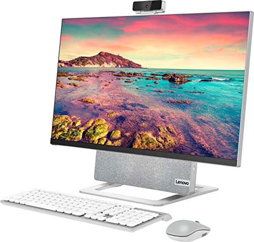 Image of Lenovo Yoga 7 AiO 27 Touch 2TB SSD 2TB HD 64GB RAM (AMD Ryzen 7 CPU w / 8 Cores and Max Boost 4.40GHz, 64 GB RAM, 2 TB SSD + 2 TB HD, 27 inch UHD Touchscreen, Win 11) Desktop All in One PC Computer 7i