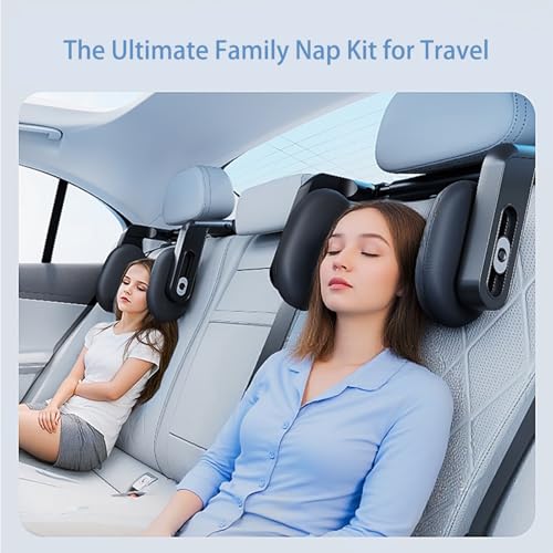 Almohada de reposacabezas para auto con soporte de cuello ajustable miniatura 6