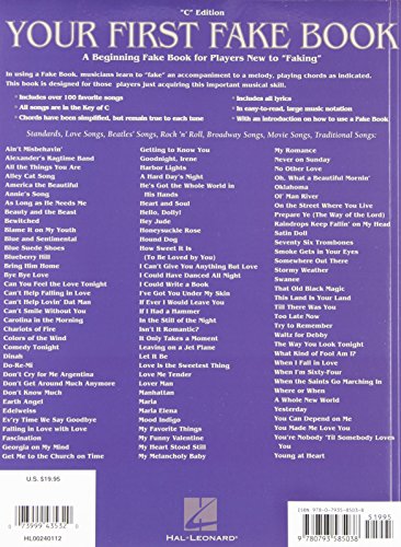 Your First Fake Book: Over 100 Songs in the Key of "C" for Keyboard, Vocal, Guitar and all "C" Instruments image 4