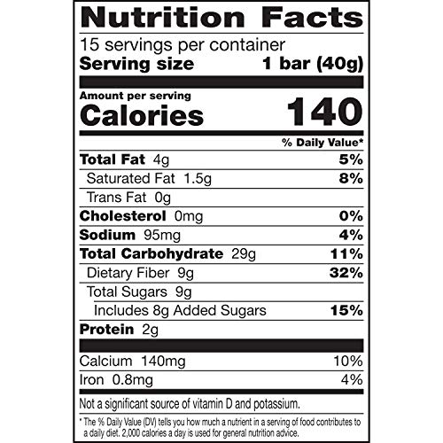Fiber One 10016000423654 Chewy Bars, Oats & Chocolate thumb #10