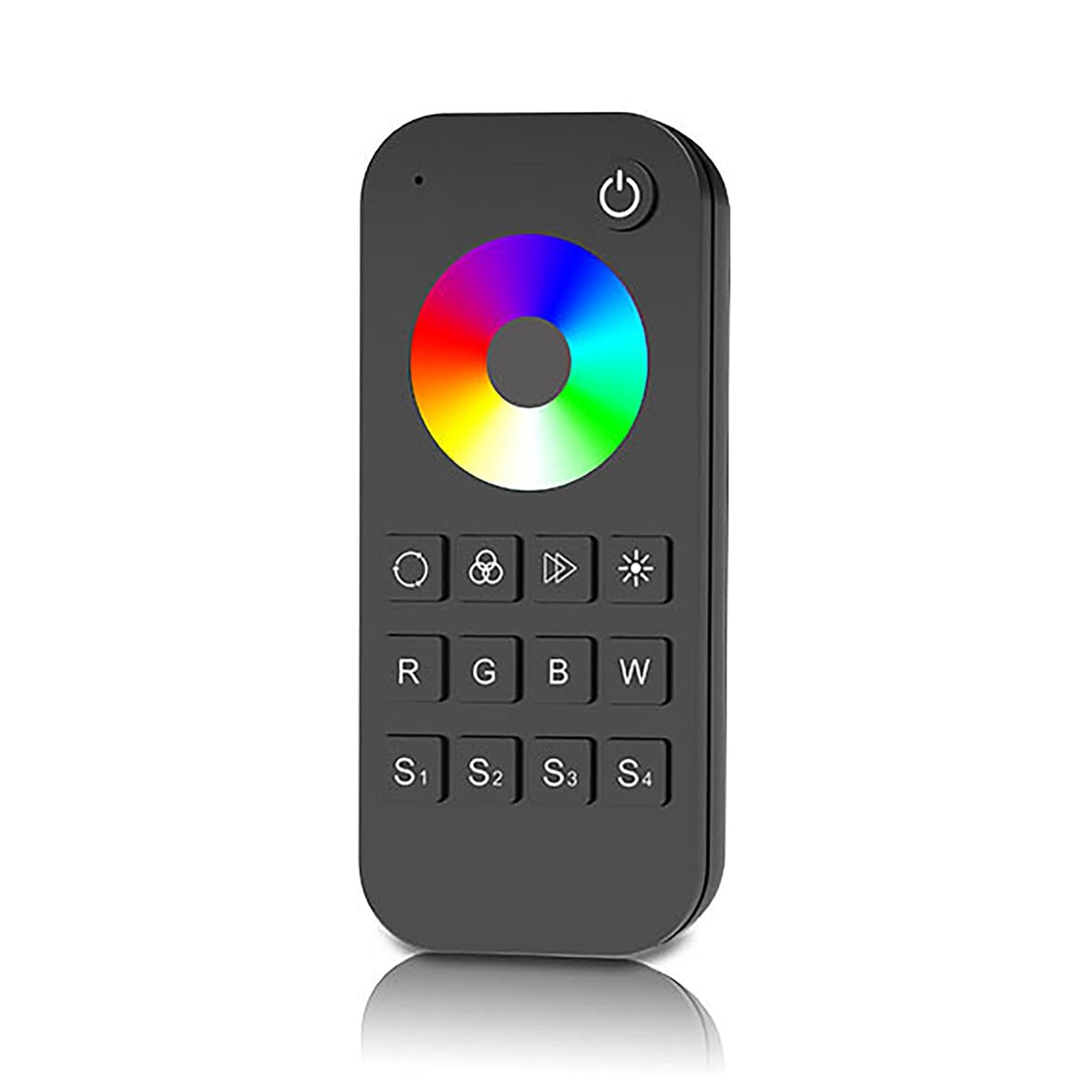 G.w.s Rgb/Rgbw (1-Zone) 1 Zone 2.4Ghz Rf Remote Control For /W Led Strip Lights (2Xaaa Batteries) Rt4