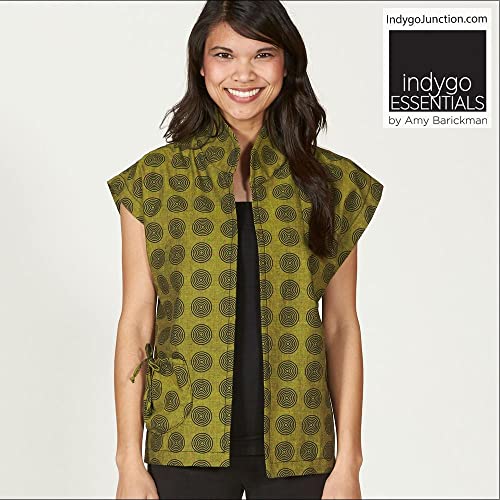 Indygo Junction Mandarin Vest Sewing Pattern #TOP6