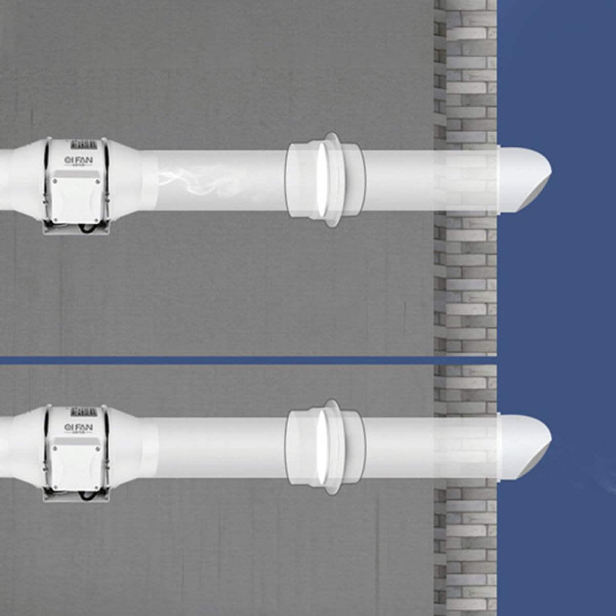 Hemobllo 4stücke Duct Connector Mit Rückflussverhinderer Ventilationssystem Für Klimaanlagen Und Abluftschläuche Material Installieren Langlebig Und Wiederverwendbar