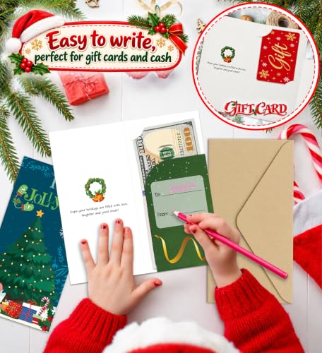 24-Pack HSHFAMIIY Christmas Money Holder Cards w/ Envelopes & Sealing Stickers $4.49 + Free Shipping w/ Prime or on $35+ + 55% Off Code Q6JLDKSZ Prime - image 4