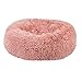 BVAGSS Panier Chien Chat Moelleux Rond Lits pour Chats, Fluffy Lit pour Chien Donut Anti Stress Peluche Confortable Lavable pour Chien Chat Petit Moyen Grand XH034