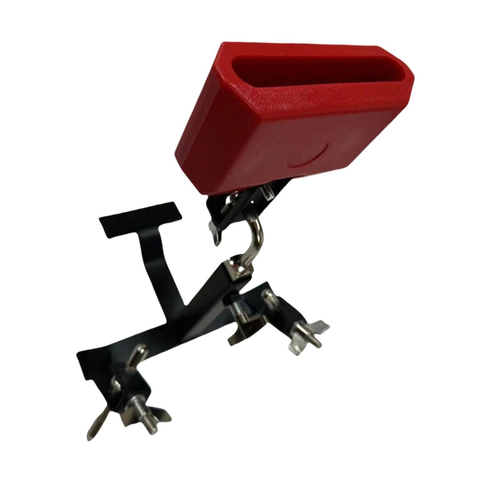 El soporte de abrazadera para cencerro para montaje en pedal de percusión mejora el rendimiento del baterista con fácil acceso al martillo de