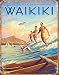 Desperate Enterprises Erickson - Hawaii - Surfside Waikiki Tin Sign, 12.5" W x 16" H