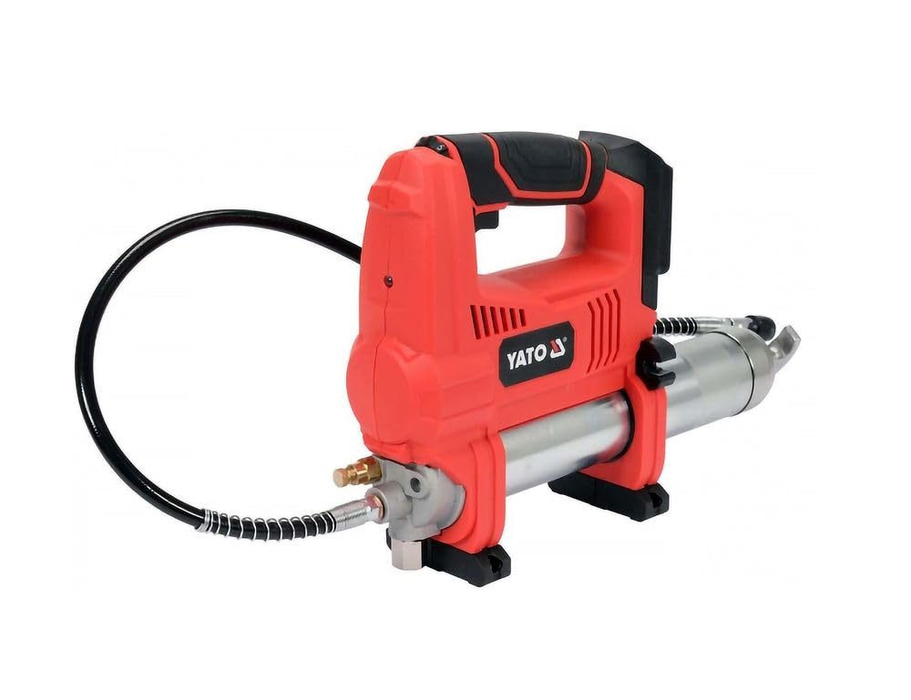Akku Fettpresse 18V 620 Bar Zylinder mit Akku 3Ah und Ladegerät Akku-Presse Fett