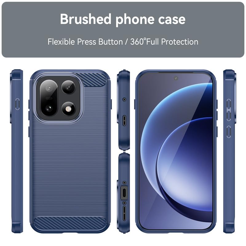 Image of Basic Case for OnePlus 15T (Carbon Fibre Blue)