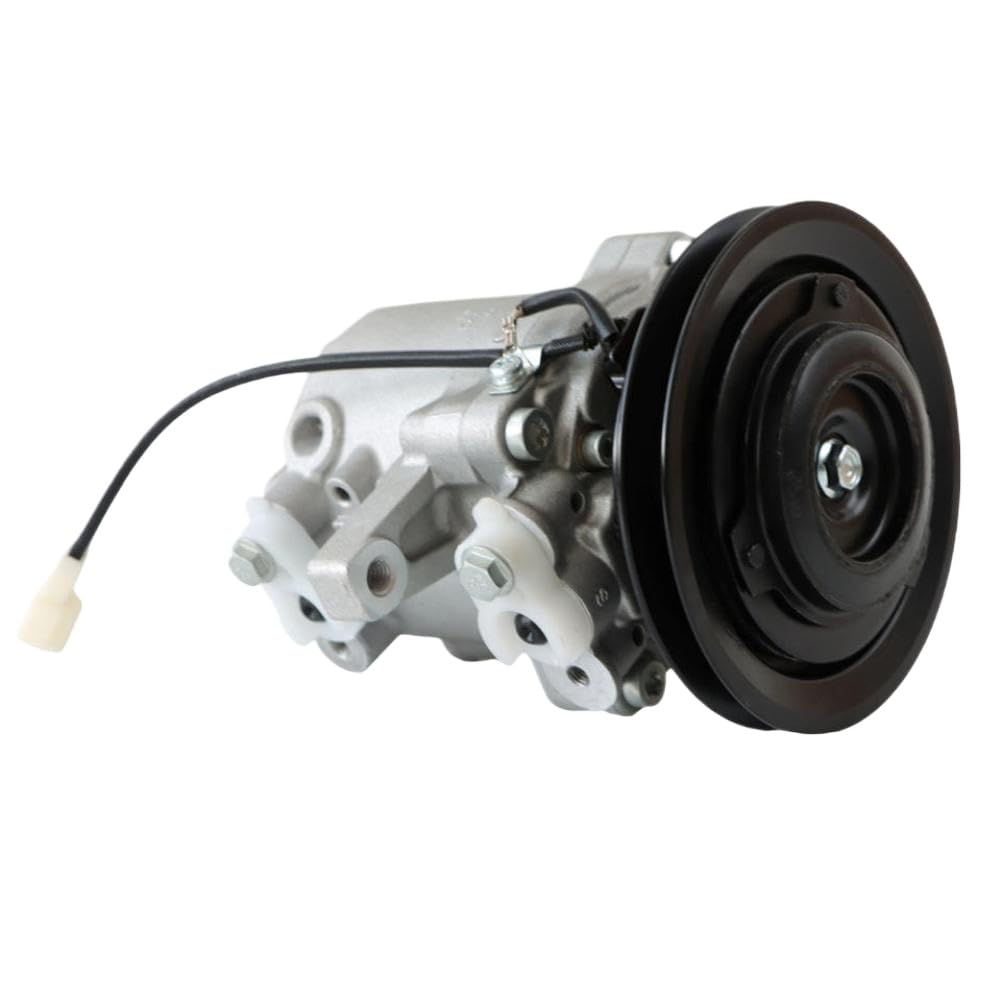 Air Conditioning Compressor SVO7E Compatible with Excavator M108S M5040 M7040 M8540 M9540 447500-2390 T0070-79270 3P999-00230