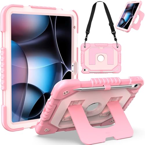 Coque iPad 11e génération rose idéale pour les déplacements et le travail
